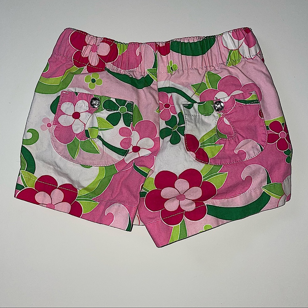 Gymboree Floral Gem Pocket Shorts size 3T EUC